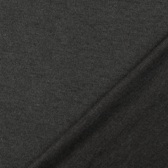 Tissu jersey maille tricot fin Claire, anthracite