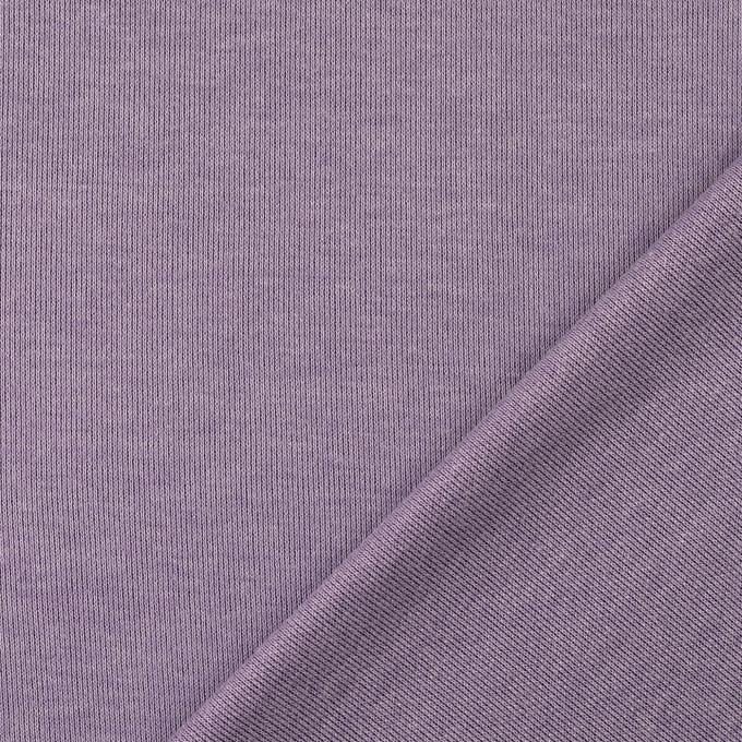 Tissu jersey maille tricot fin Claire, lilas