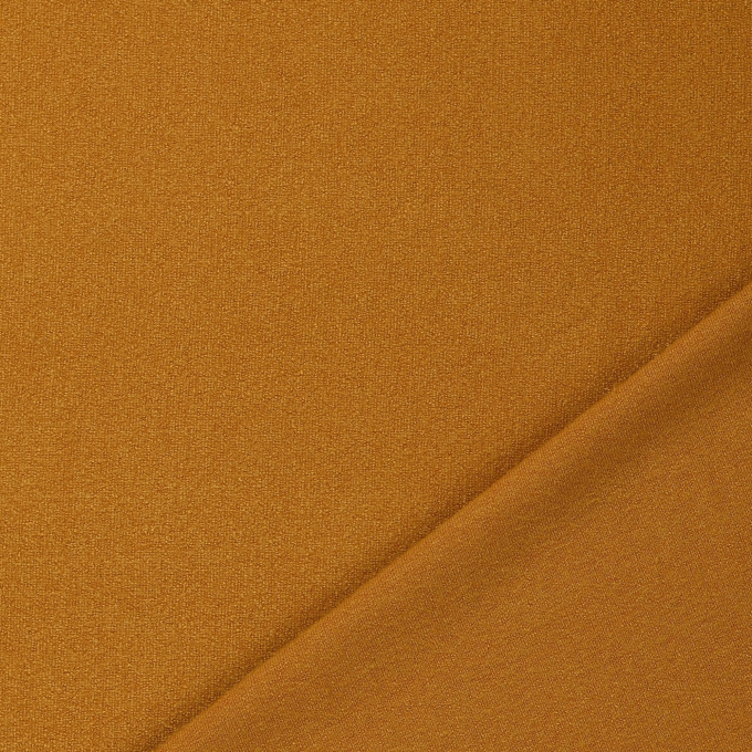 Tissu jersey maille tricot fin melange, moutarde