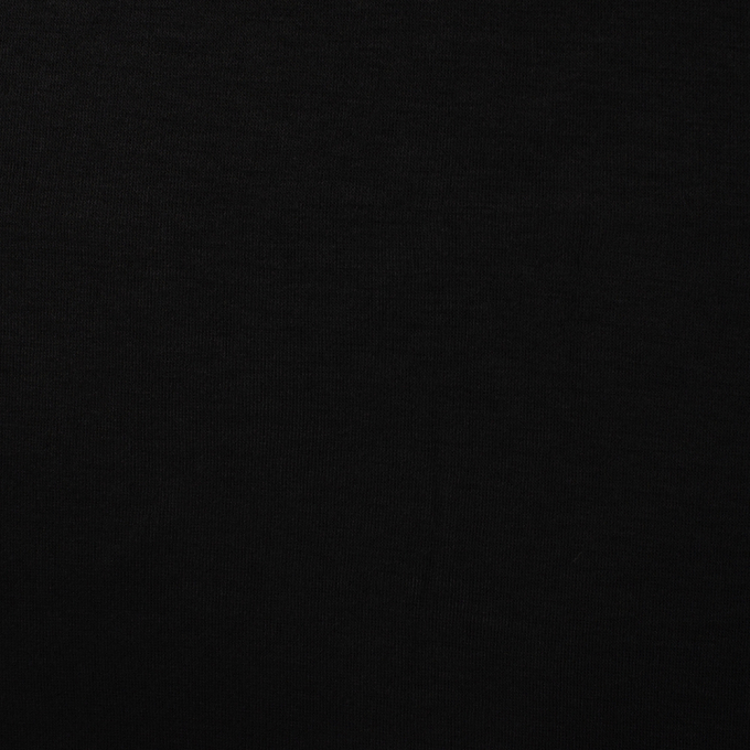 Tissu jersey maille tricot fin Miley, noir