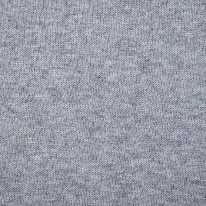 Fijngebreide stof doubleface Lia gemêleerd, donkerblauw