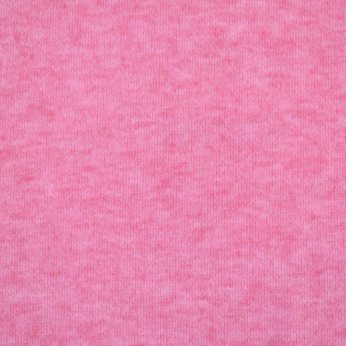 Fijngebreide stof doubleface Lia gemêleerd, fuchsia