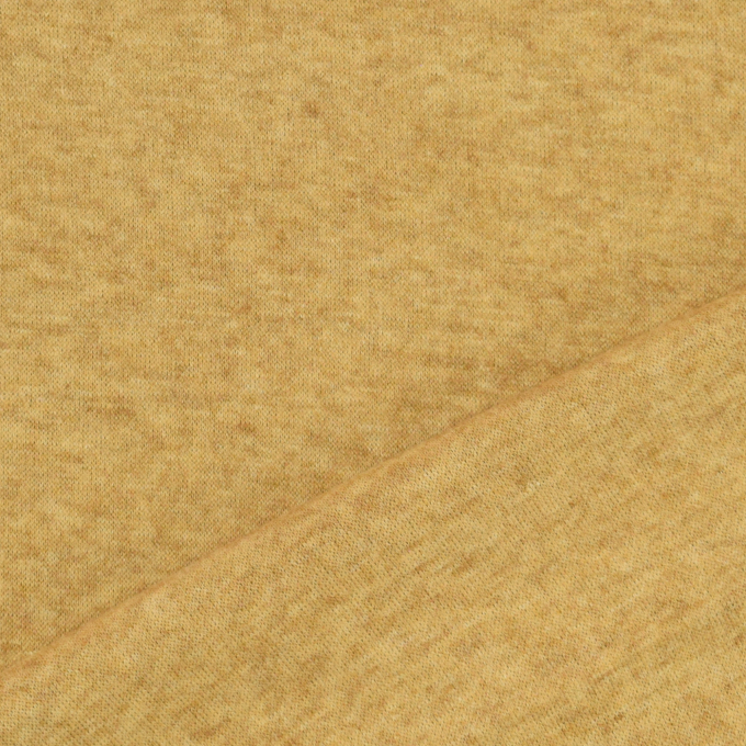 Tissu maille tricot fin double face, chameau