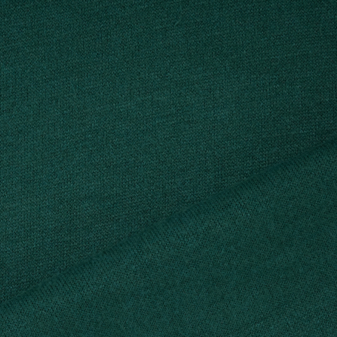 Tissu maille tricot fin double face, vert pétrole