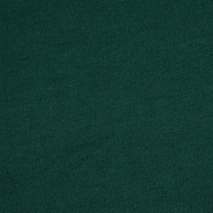 Tissu maille tricot fin double face, vert pétrole