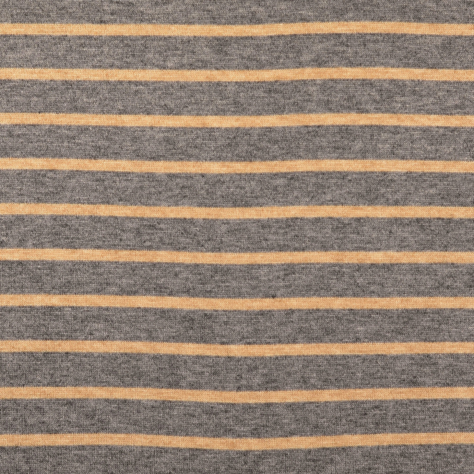 Fijngebreide stof doubleface stripes, grijs