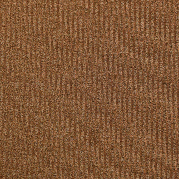 Tissu maille tricot fin côtelé, ocre