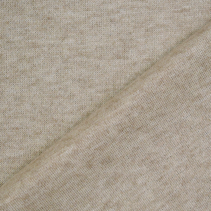 Tissu maille tricot glitter, beige