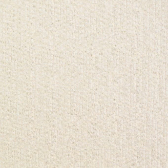 Tissu maille tricot fin Knitted Cable, blanc vanille