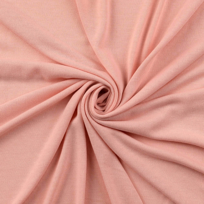 Tissu maille tricot fin Lydia, rose millennial
