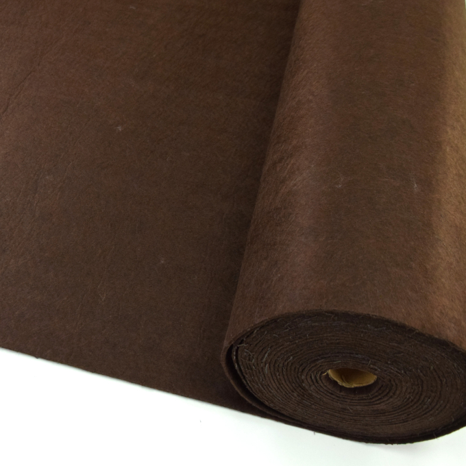 Vilt 3 mm, 90 cm breed, donkerbruin