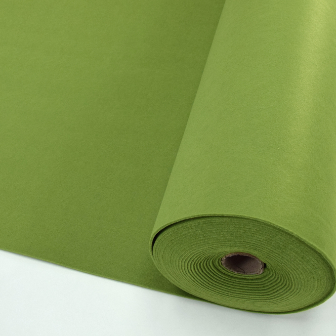 Tissu feutrine 3 mm, largeur 90 cm, vert clair