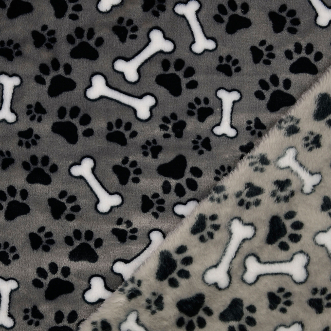 Flannel Fleece poot, grijs