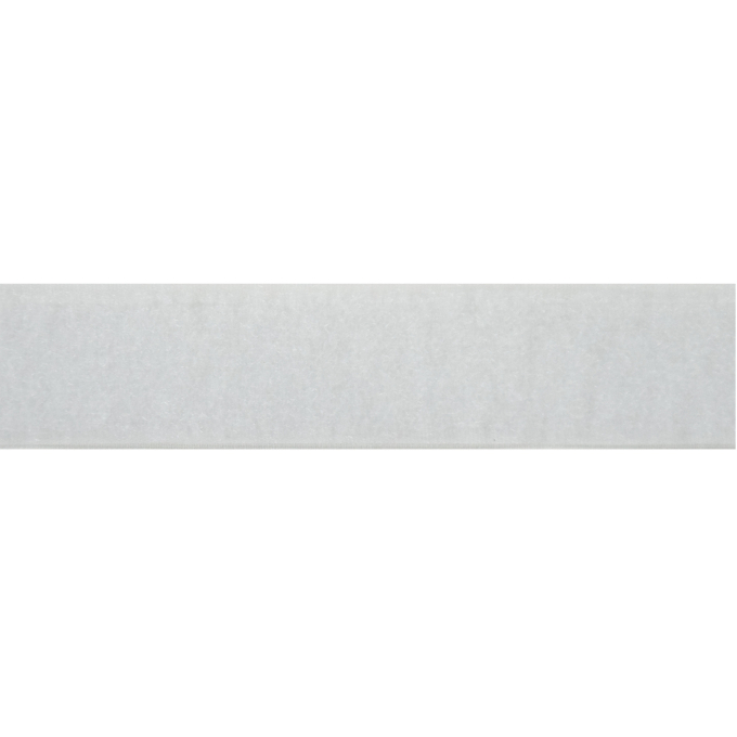 Bande velcro boucle 25mm, blanc