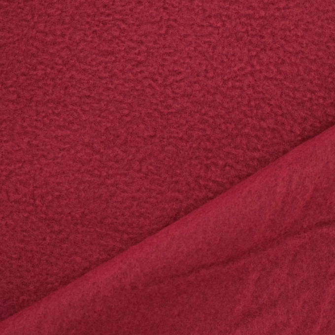 Fleece anti-pill, claret-red