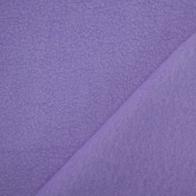 Tissu polaire anti-boulochage lilas