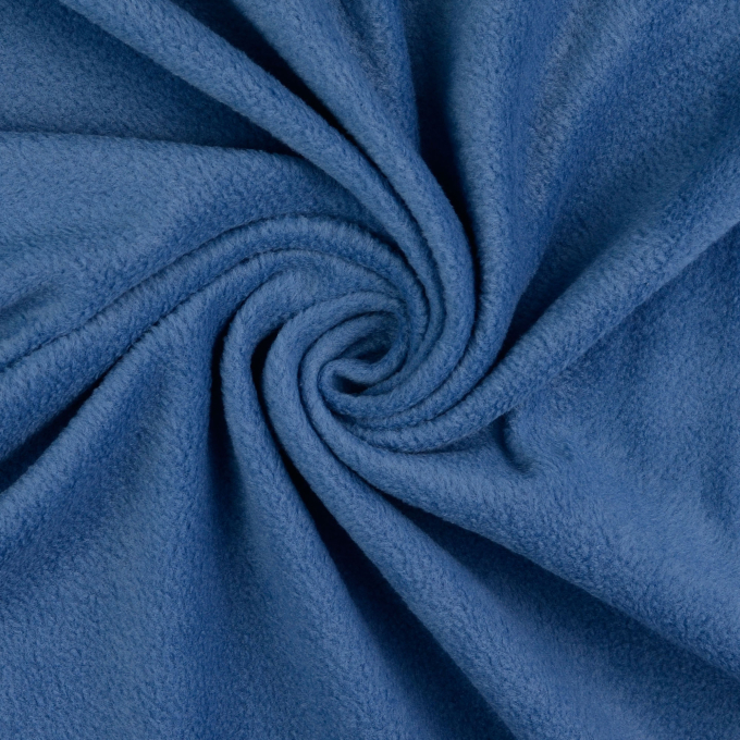 Fleece antipilling, jeansblauw