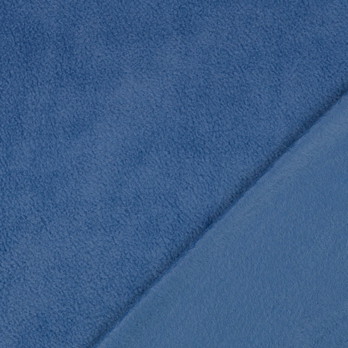 Fleece antipilling, jeansblauw