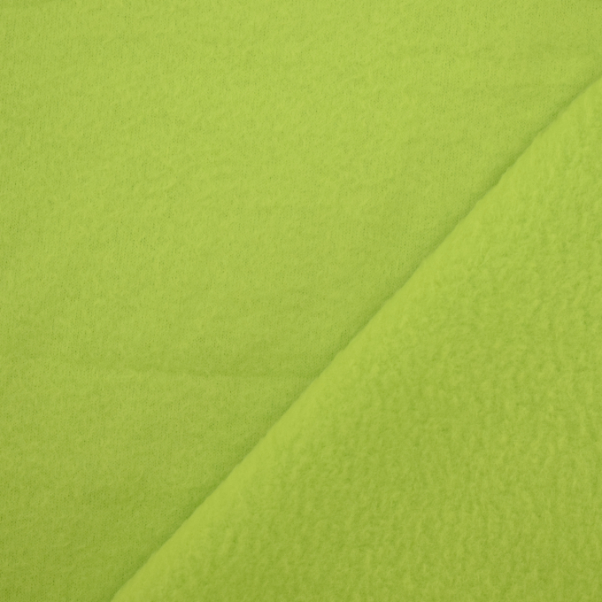 Tissu polaire anti-boulochage vert kiwi