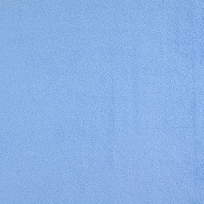 Tissu polaire anti-boulochage bleu moyen