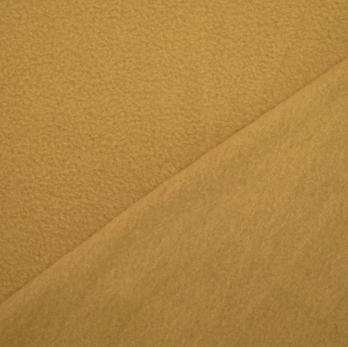 Fleece antipilling, okergeel