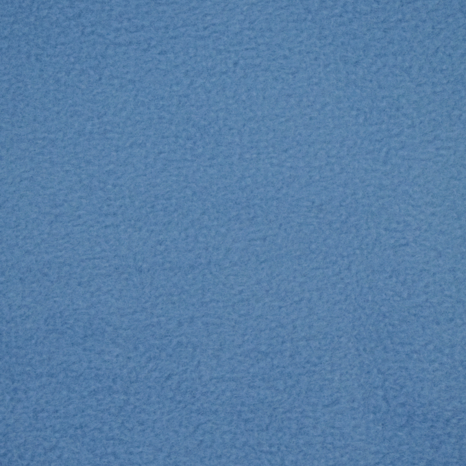 Tissu polaire anti-boulochage bleu fumée