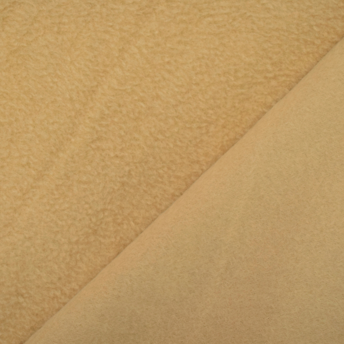 Fleece antipilling, zandkleurig
