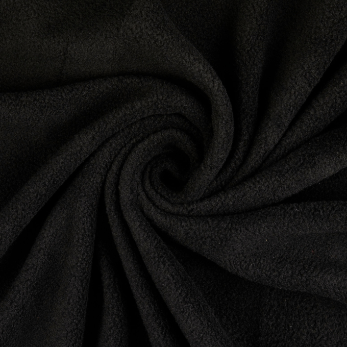 Fleece antipilling, zwart