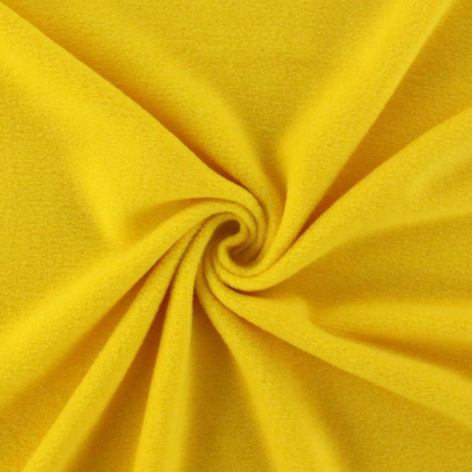 Fleece antipilling, zonnegeel