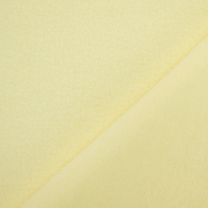 Tissu polaire anti-boulochage vanille
