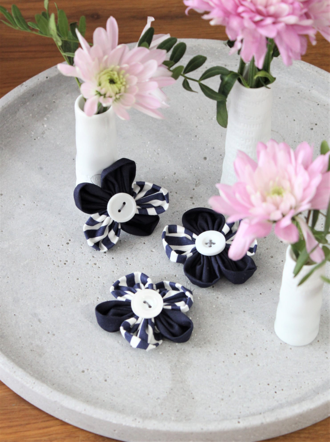 Freebook Cutting Corners Design Stoffblume, Duits