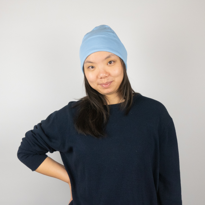 Patron couture gratuit bonnet femme pdf Beanie Vienna DoitMyWear, en allemand