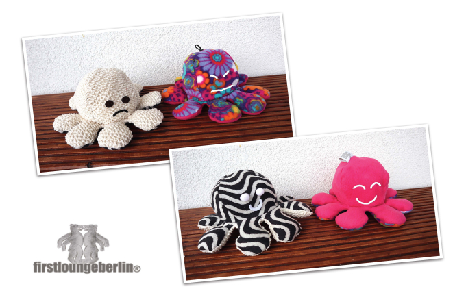 Patron couture gratuit peluche pieuvre pdf Wende-Krake Firstlounge Berlin, en allemand