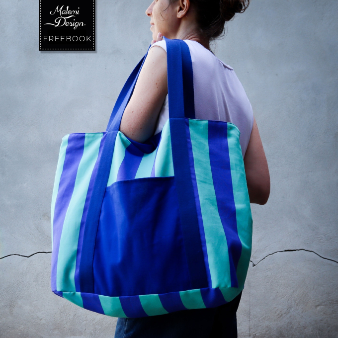 Patron couture gratuit sac Litizia pdf Malomi, en allemand