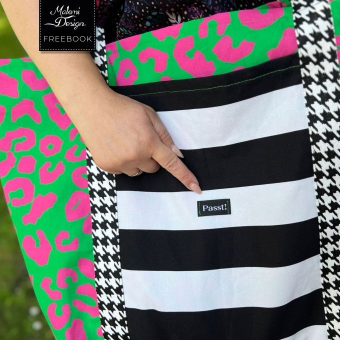 Patron couture gratuit sac Litizia pdf Malomi, en allemand