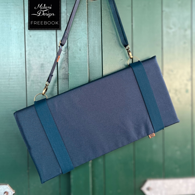 Patron couture gratuit coussin pliable pdf Pompom Malomi, en français