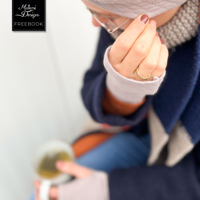 Patron couture gratuit Handstulpen Amelie pdf Malomi, en français