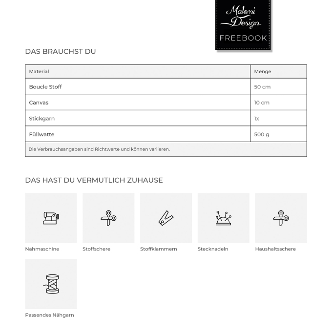 Patron couture gratuit Coussin coeur pdf Malomi, en français