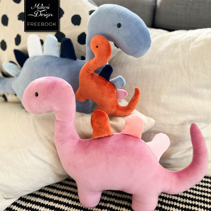 Patron couture gratuit Dino pdf Malomi, en allemand