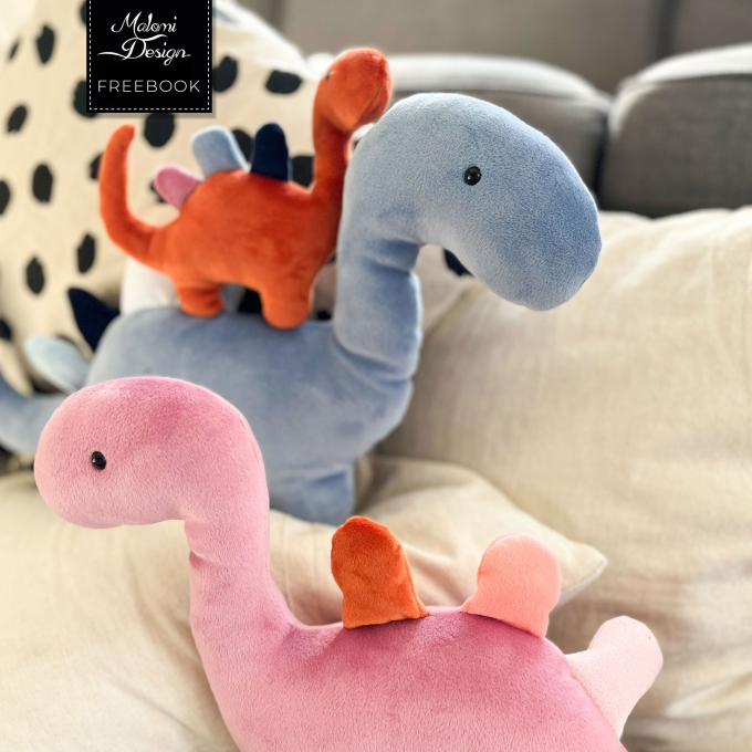 Patron couture gratuit Dino pdf Malomi, en allemand