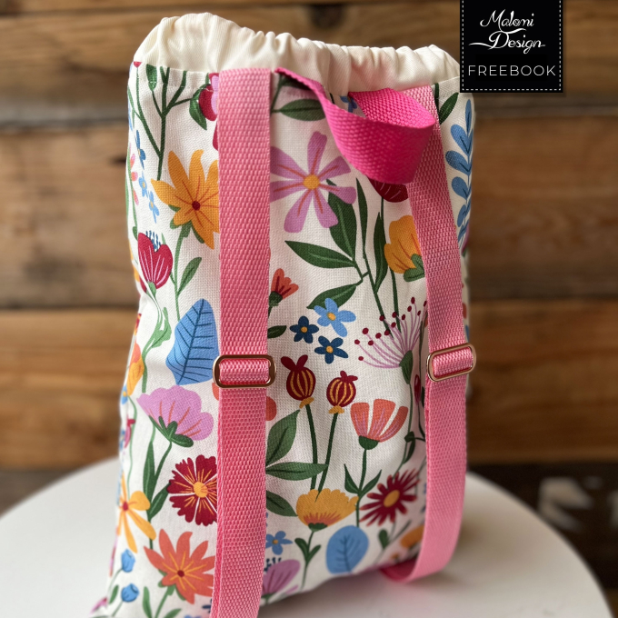 Patron couture gratuit sac de gymnastique pdf Huckepack Malomi, en français