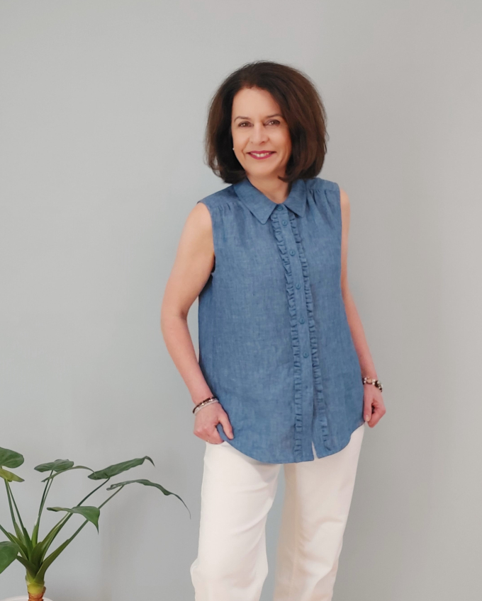 Freebook Schnitte4Friends Add on Sandy Blouse, german