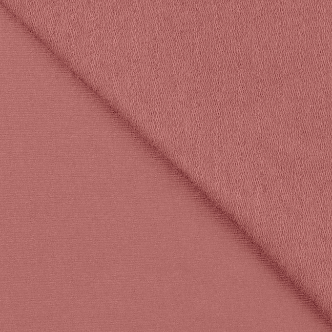 Tissu french terry, vieux rose