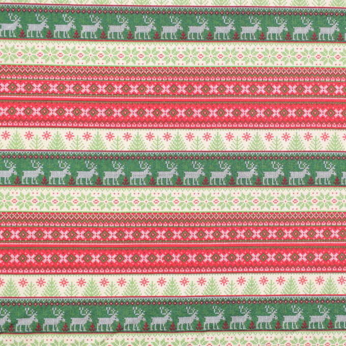 French Terry opgeruwd Christmas Sweater, crèmekleurig