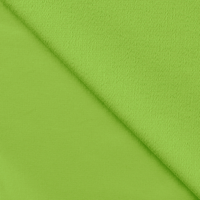 Tissu french terry, vert pomme