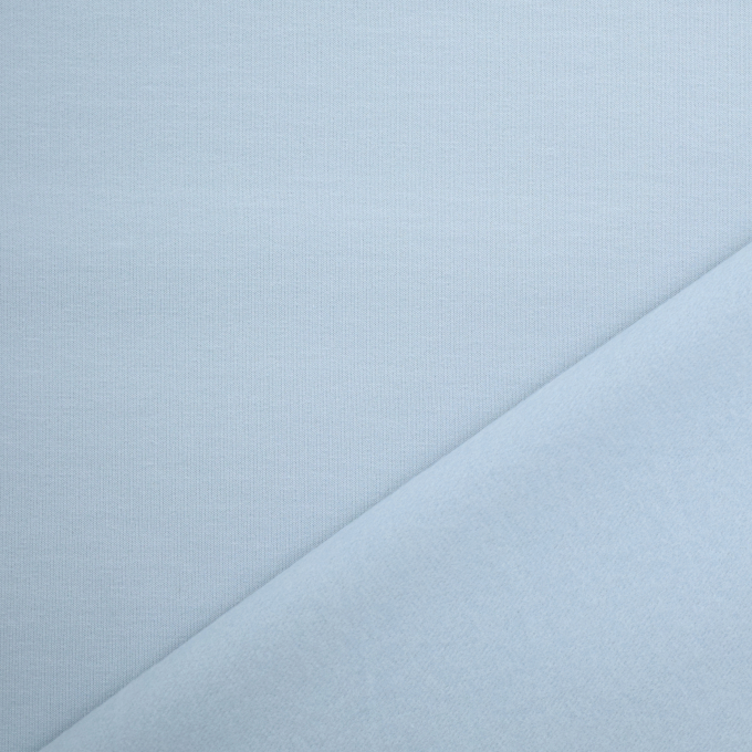 French Terry opgeruwd, babyblauw