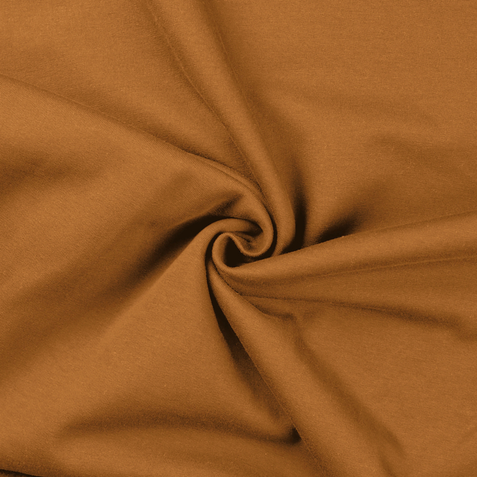 French Terry opgeruwd, caramel