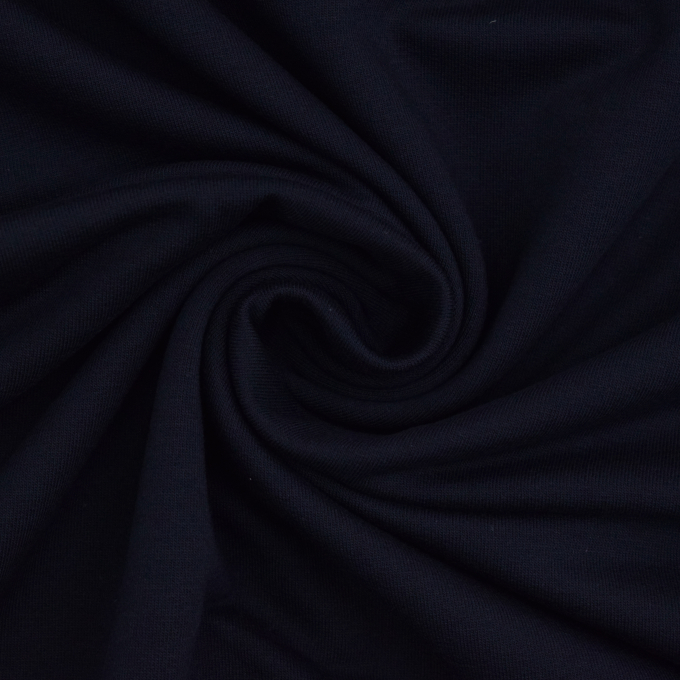 French Terry opgeruwd, donkerblauw