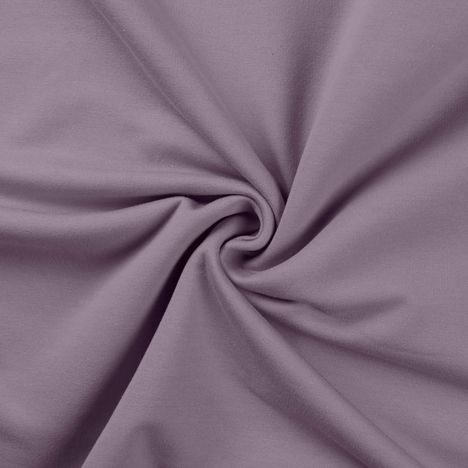 Tissu french terry gratté, lilas