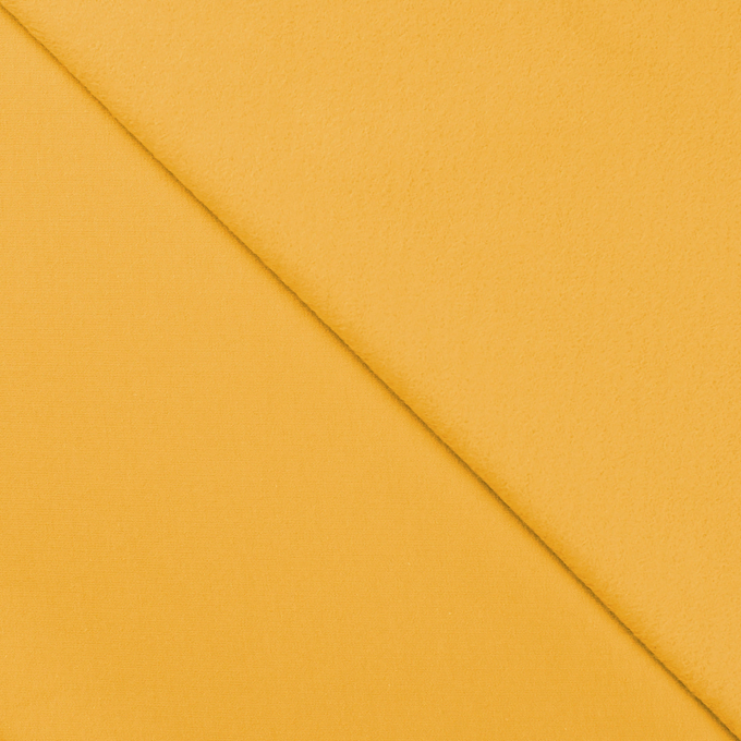 Tissu french terry gratté, jaune